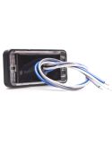 Piloto LED trasero doble linea Niebla y Marcha Atrás W296 serie 2449 12/24V universal R10 AR F1 | cable 24 cm
