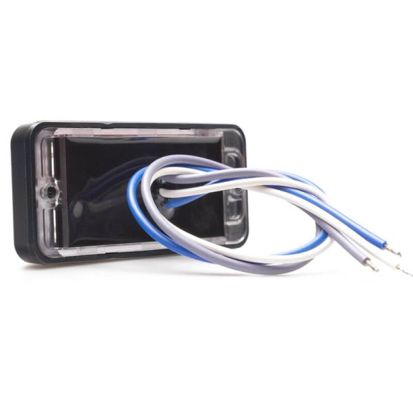 Piloto LED trasero doble linea Niebla y Marcha Atrás W296 serie 2449 12/24V universal R10 AR F1 | cable 24 cm