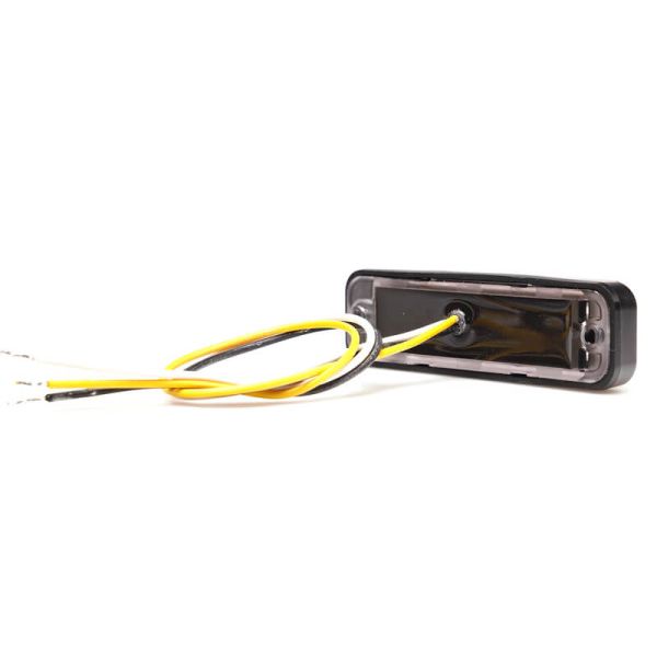 Trasera Kit 3 luces de advertencia LED W285 Black Mini ámbar 12/24V | 5 programas | IP68 | EMC R10 | Sincronización Master/Slave