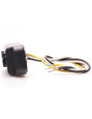 Lateral Kit 3 luces de advertencia LED W285 Black Mini ámbar 12/24V | 5 programas | IP68 | EMC R10 | Sincronización Master/Slave