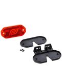 Piloto lateral de gálibo LED FT-078 C Rojo Fristom 12–36V reflectante