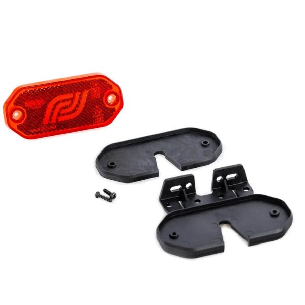 Piloto lateral de gálibo LED FT-078 C Rojo Fristom 12–36V reflectante