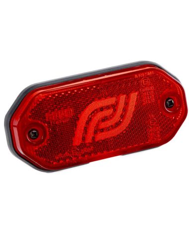 Luz de estacionamento lateral LED FT-078 C Vermelho Fristom 12–36V refletiva