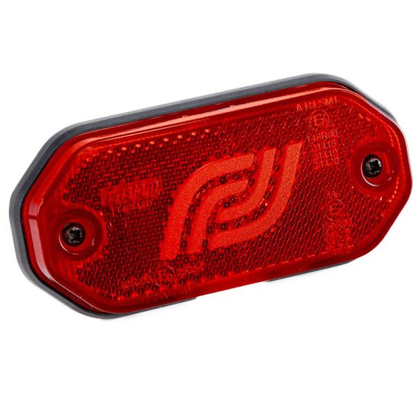 Piloto lateral de gálibo LED FT-078 C Rojo Fristom 12–36V reflectante