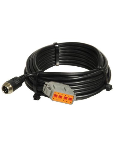 Câble adaptateur pour caméra Trimble 4 broches, 6 m | Compatible avec les systèmes FMX, CFX-750 et FM-1000
