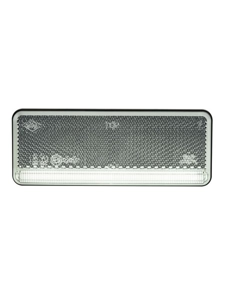 Feu de gabarit LED ultra-fin 12/24V homologué IP68 IA R1 A SM1, blanc, ambre et rouge