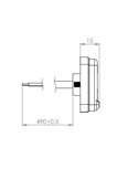 Piloto de gálibo LED ultrafino 12/24V IP68 homologado IA R1 A SM1, blanco, ámbar y rojo