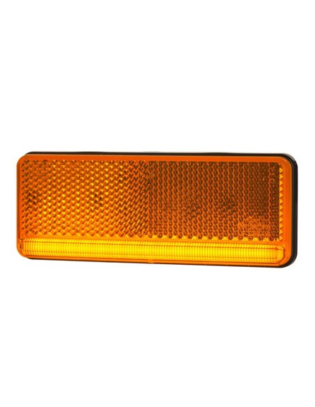 Feu de gabarit LED ultra-fin 12/24V homologué IP68 IA R1 A SM1, blanc, ambre et rouge