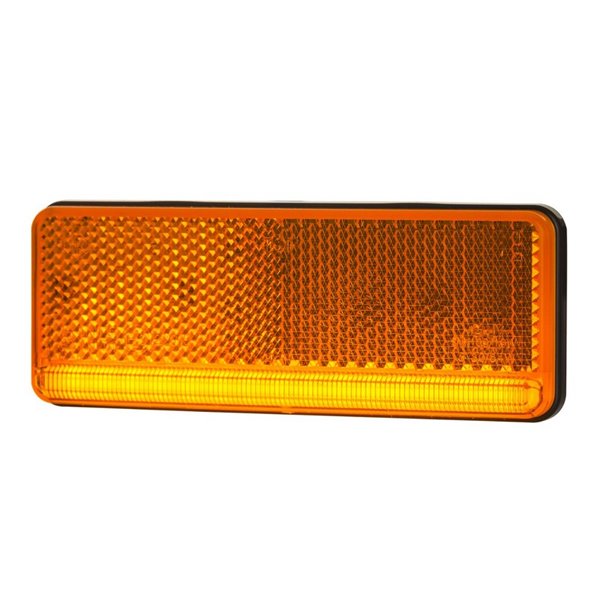 Piloto de gálibo LED ultrafino 12/24V IP68 homologado IA R1 A SM1, blanco, ámbar y rojo