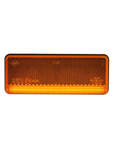 Luz de LED ultrafina 12/24 V com aprovação IP68 IA R1 A SM1, branca, âmbar e vermelha