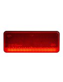 Feu de gabarit LED ultra-fin 12/24V homologué IP68 IA R1 A SM1, blanc, ambre et rouge