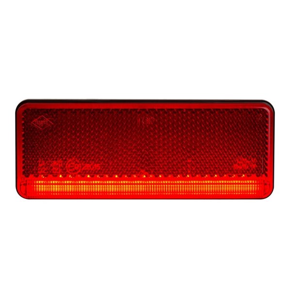 Luz de LED ultrafina 12/24 V com aprovação IP68 IA R1 A SM1, branca, âmbar e vermelha