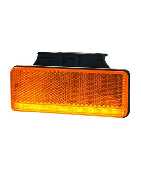 Gálibo LED con soporte ultrafino, blanco, ámbar y rojo, 12/24V IP68 homologado IA R1 A SM1