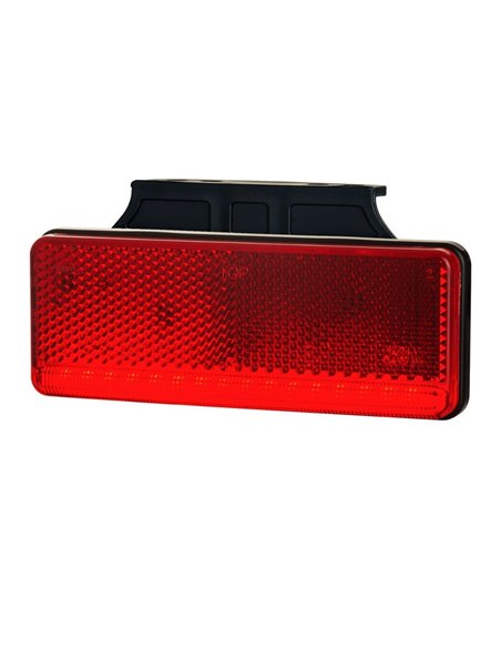 Gálibo LED con soporte ultrafino, blanco, ámbar y rojo, 12/24V IP68 homologado IA R1 A SM1