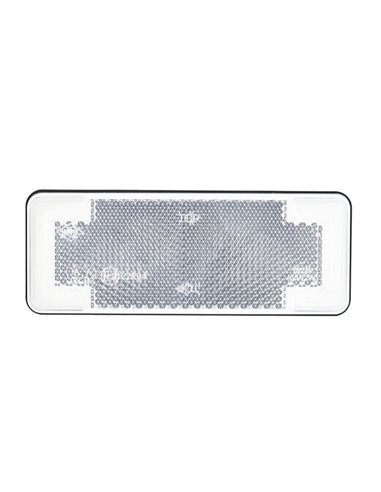 Piloto de gálibo LED con reflectante, blanco, ámbar y rojo 12/24V IP68 homologado IA R1 A SM1