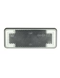Piloto de gálibo LED con reflectante, blanco, ámbar y rojo 12/24V IP68 homologado IA R1 A SM1