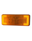 Piloto de gálibo LED con reflectante, blanco, ámbar y rojo 12/24V IP68 homologado IA R1 A SM1