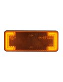 Piloto de gálibo LED con reflectante, blanco, ámbar y rojo 12/24V IP68 homologado IA R1 A SM1