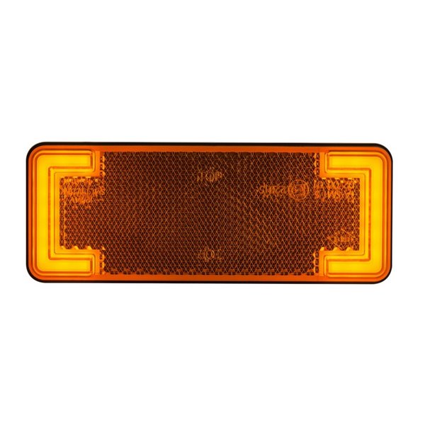 Piloto de gálibo LED con reflectante, blanco, ámbar y rojo 12/24V IP68 homologado IA R1 A SM1