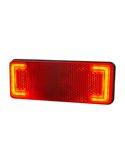Piloto de gálibo LED con reflectante, blanco, ámbar y rojo 12/24V IP68 homologado IA R1 A SM1