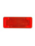 Luz de LED de liberação com refletor, branco, âmbar e vermelho, 12/24 V, aprovação IP68 IA R1 A SM1