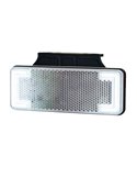 Piloto LED de gálibo reflector con soporte 12/24V IP68 homologado IA R1 A SM1 blanco, ámbar y rojo