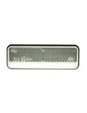 Luz de gálibo LED con reflector 12/24V IP68 ultrafino, homologado IA R1 A SM1 blanco, ámbar y rojo