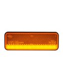 Feu de gabarit à LED avec réflecteur ultra-fin 12/24 V IP68, homologué IA R1 A SM1, blanc, ambre et rouge