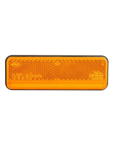 Luz de LED de liberação com refletor ultrafino IP68 12/24 V, aprovado pela IA R1 A SM1, branco, âmbar e vermelho