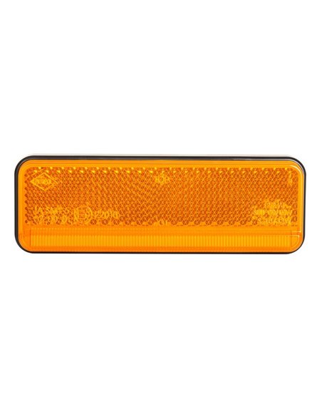 Luz de LED de liberação com refletor ultrafino IP68 12/24 V, aprovado pela IA R1 A SM1, branco, âmbar e vermelho