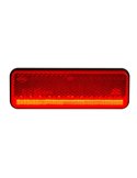 Feu de gabarit à LED avec réflecteur ultra-fin 12/24 V IP68, homologué IA R1 A SM1, blanc, ambre et rouge