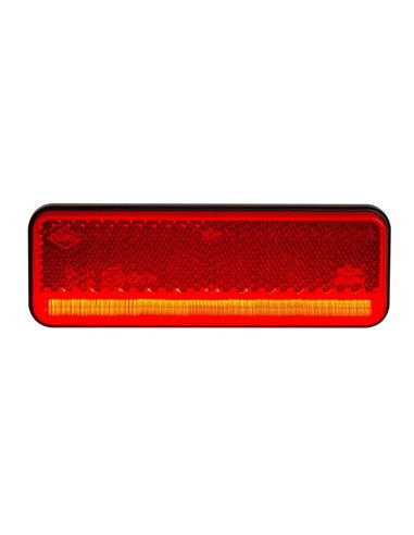 Luz de gálibo LED con reflector 12/24V IP68 ultrafino, homologado IA R1 A SM1 blanco, ámbar y rojo