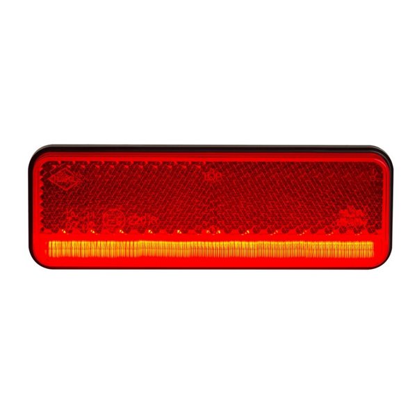 Luz de LED de liberação com refletor ultrafino IP68 12/24 V, aprovado pela IA R1 A SM1, branco, âmbar e vermelho