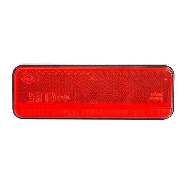 Luz de LED de liberação com refletor ultrafino IP68 12/24 V, aprovado pela IA R1 A SM1, branco, âmbar e vermelho