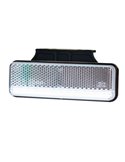 Luz de gálibo LED con soporte y reflectante, blanco, ámbar y rojo, 12/24V IP68 ultrafino, homologado IA R1 A SM1