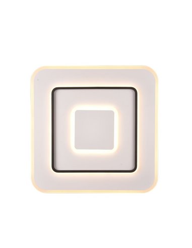 Plafón de techo LED cuadrado 60x60cm JORA 55W 6400lm, regulable 2700-6000K luz nocturna y memoria IP20