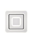 Plafón de techo LED cuadrado 60x60cm JORA 55W 6400lm, regulable 2700-6000K luz nocturna y memoria IP20