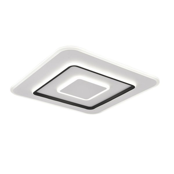 Plafón de techo LED cuadrado 60x60cm JORA 55W 6400lm, regulable 2700-6000K luz nocturna y memoria IP20