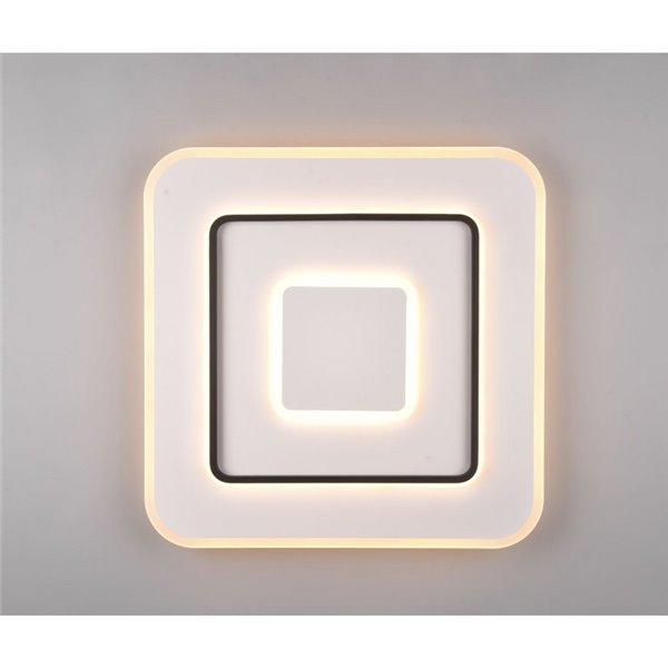 Plafón de techo LED cuadrado 60x60cm JORA 55W 6400lm, regulable 2700-6000K luz nocturna y memoria IP20