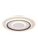 Plafón de techo LED redondo Ø60cm 55W 6400lm, regulable 2700-6000K luz nocturna y memoria IP20