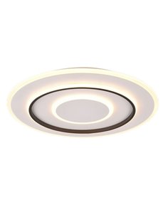 Plafón de techo LED redondo Ø60cm 55W 6400lm, regulable 2700-6000K luz nocturna y memoria IP20