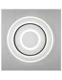 Plafón de techo LED redondo Ø60cm 55W 6400lm, regulable 2700-6000K luz nocturna y memoria IP20