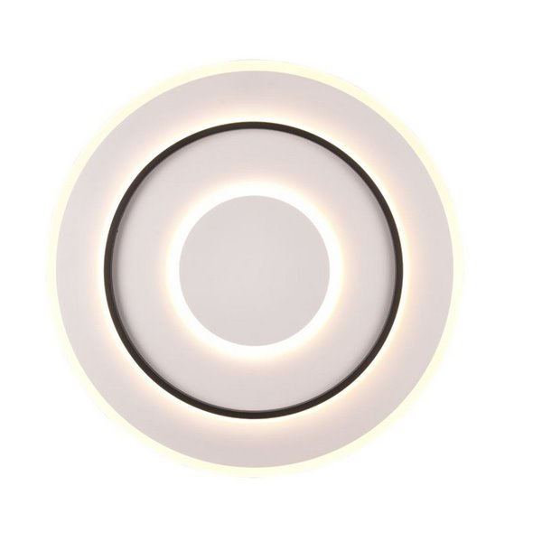 Plafón de techo LED redondo Ø60cm 55W 6400lm, regulable 2700-6000K luz nocturna y memoria IP20