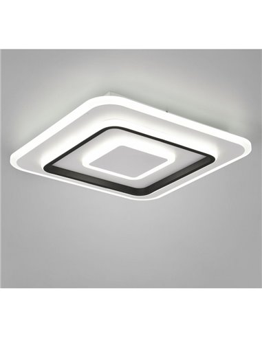 Plafón cuadrado de techo JORA 46W 5400lm, regulable 2700-6000K IP20