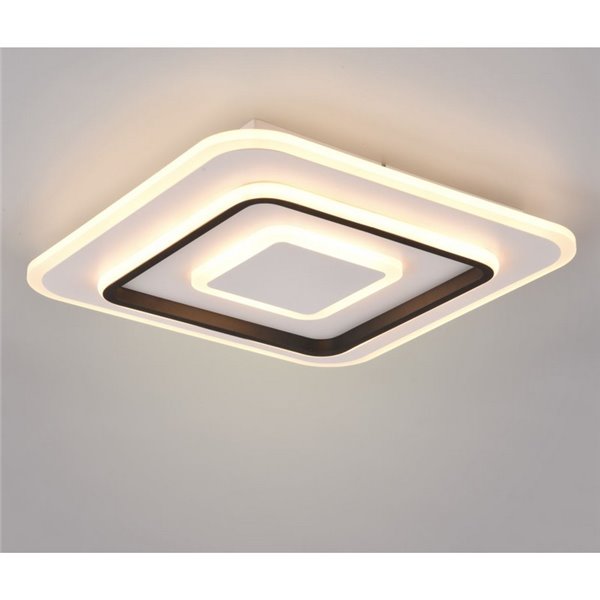 Plafón cuadrado de techo JORA 46W 5400lm, regulable 2700-6000K IP20