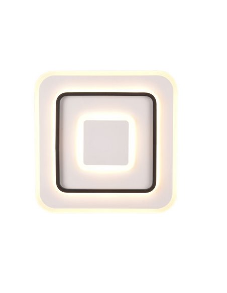 Plafón cuadrado de techo JORA 46W 5400lm, regulable 2700-6000K IP20