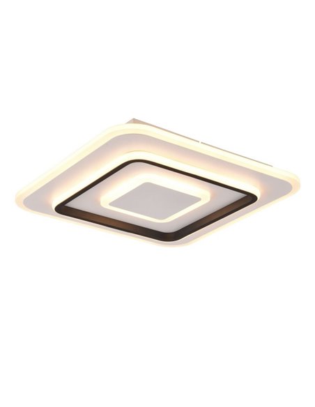 Plafón cuadrado de techo JORA 46W 5400lm, regulable 2700-6000K IP20