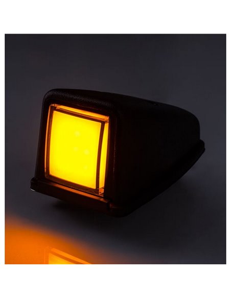 Luz de gálibo LED especial techo de cabinas, blanco, ámbar, rojo, homologado R1 A SM1 12/24V IP68