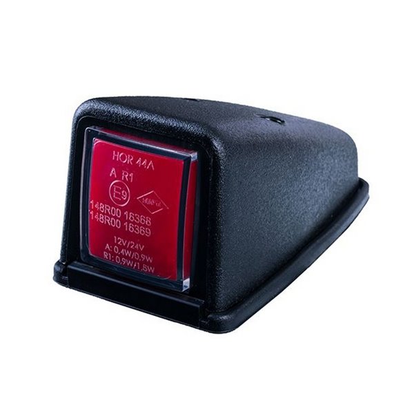 Luz de LED especial para tetos de cabine, branca, âmbar, vermelha, aprovada R1 A SM1 12/24 V IP68