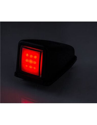 Feu de gabarit LED spécial pour toits de cabine, blanc, ambre, rouge, homologué R1 A SM1 12/24V IP68